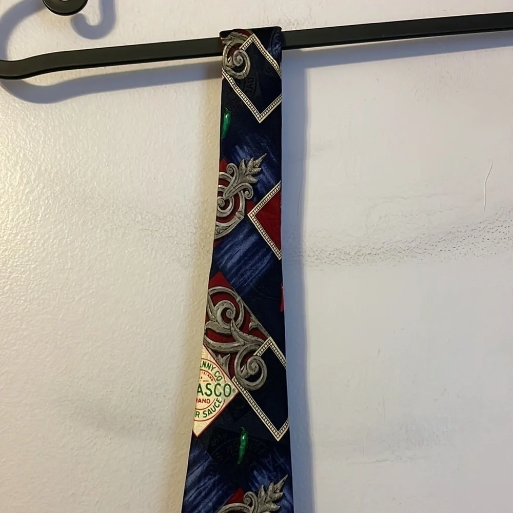 Tabasco Silk Tie Made in USA New With Tags
